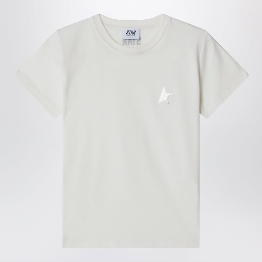 Golden Goose T-shirt Star bianca in cotone