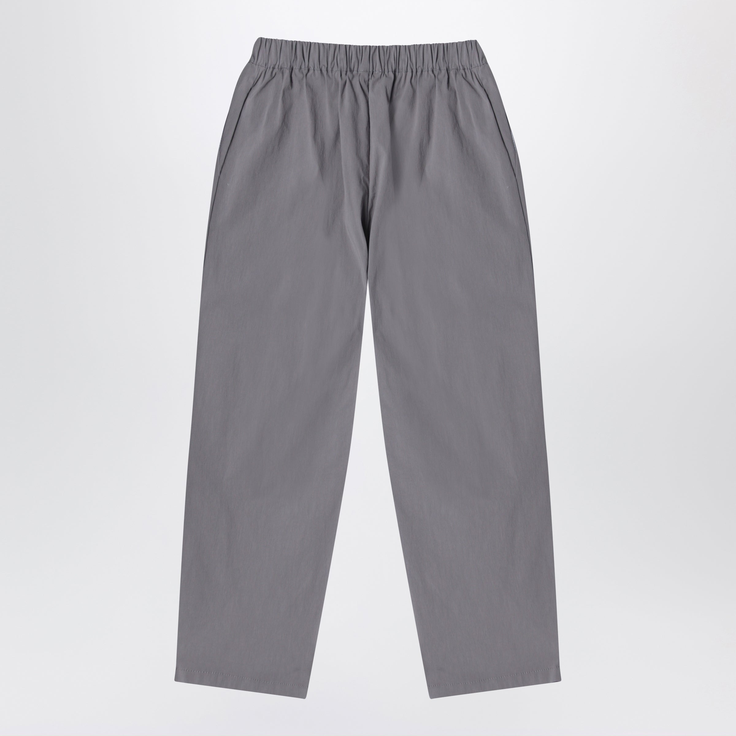 DOUUOD Pantalone grigio in misto cotone, view 2