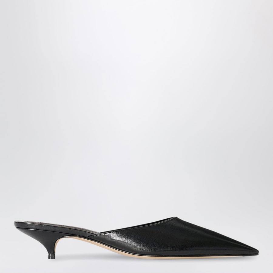 The Row Mule Liisa nere in pelle di agnello