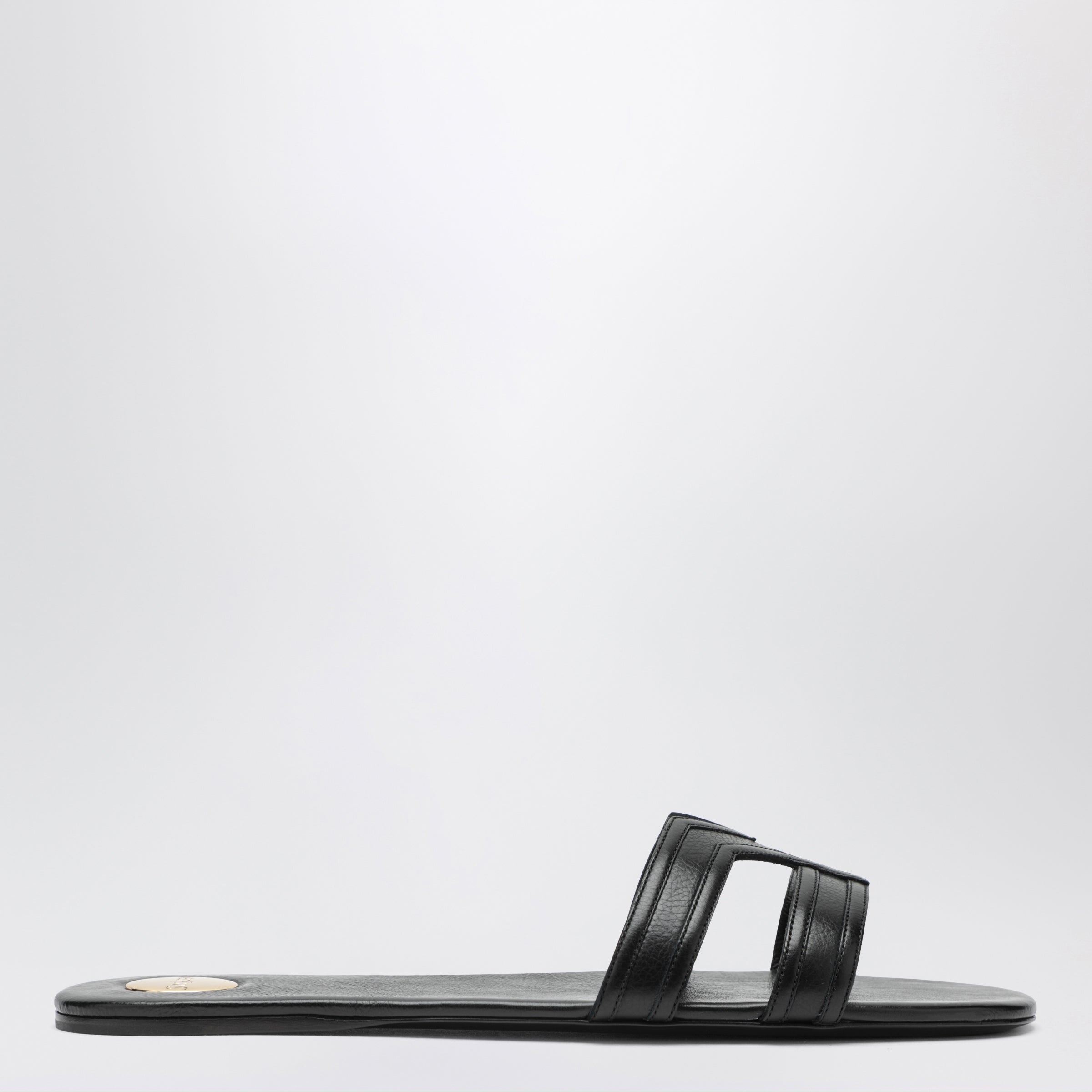 Saint Laurent Sandali Mabrouka neri in pelle