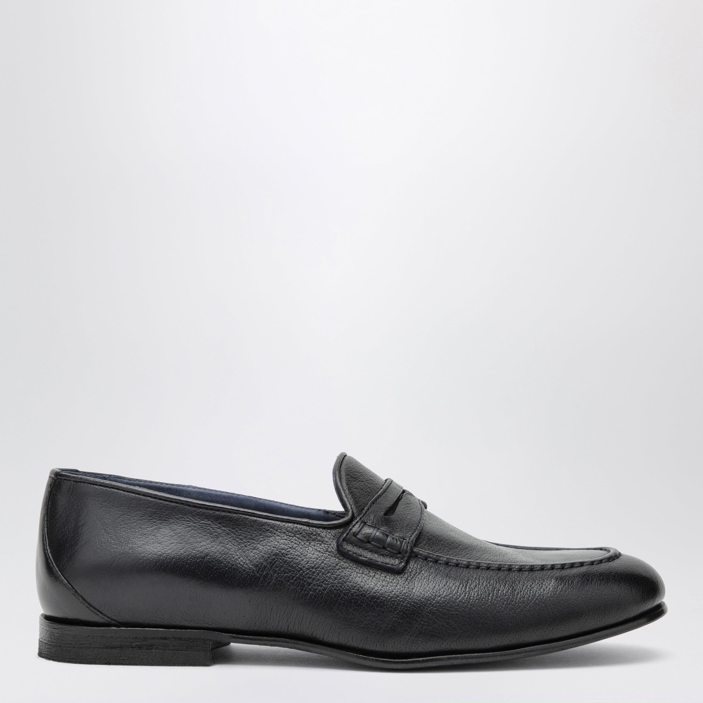 STURLINI Mocassino Savio blu navy in pelle