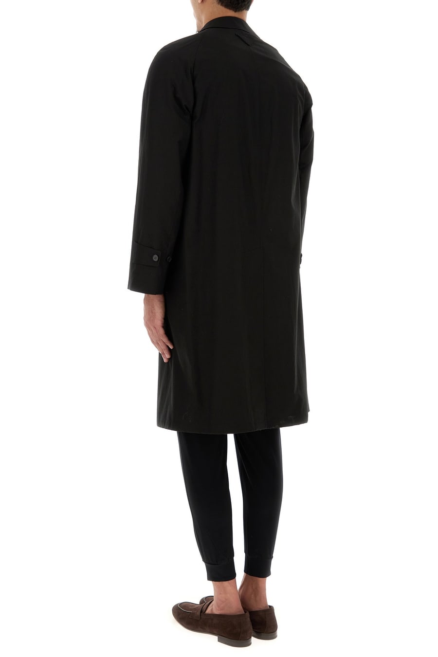 Prada Soprabito in cotone nero, view 4