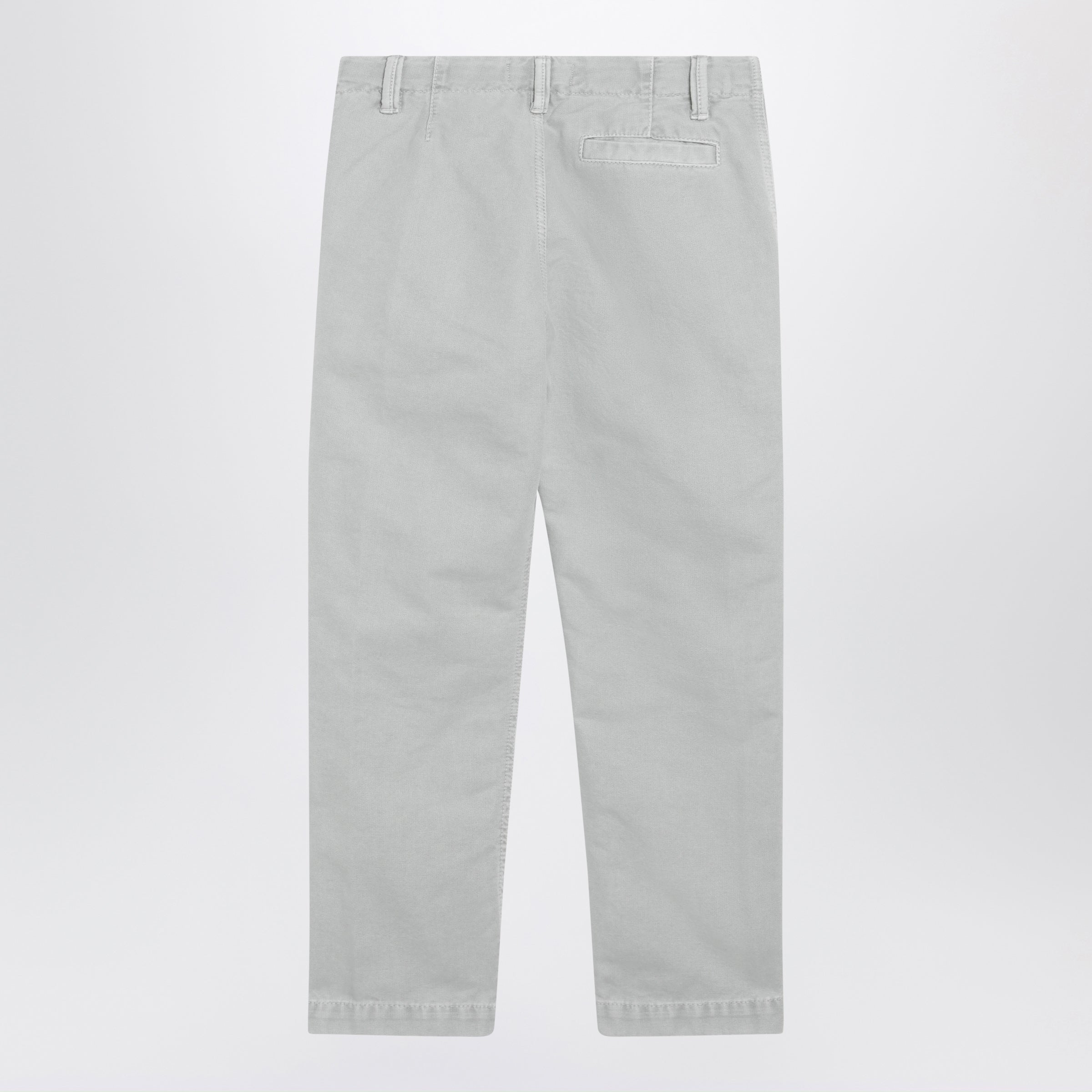 Stone Island Pantalone grigio perla in cotone, view 2