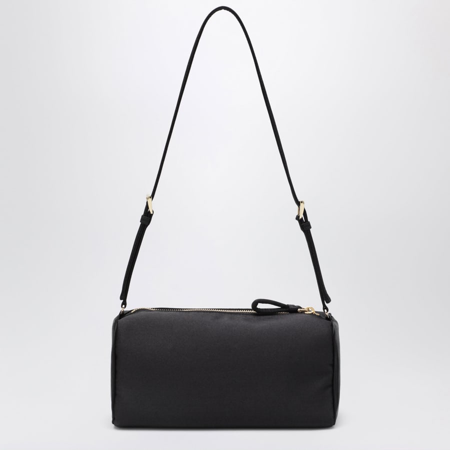Prada Pouch nera in raso, view 4