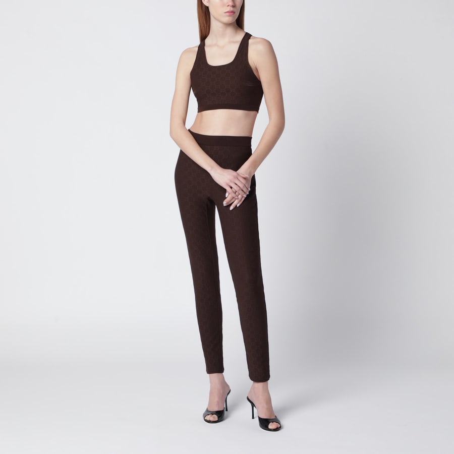 Gucci Top in jersey jacquard GG, view 2