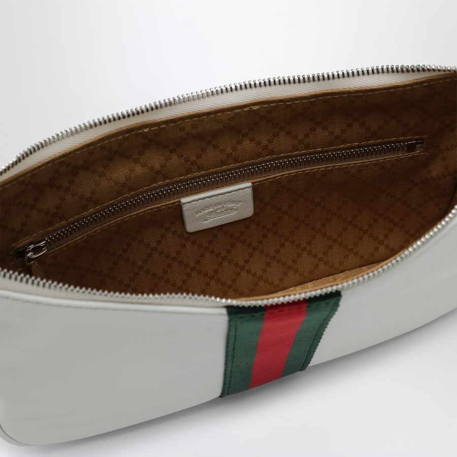 Gucci Borsa misura piccola Lunetta bianca, view 5