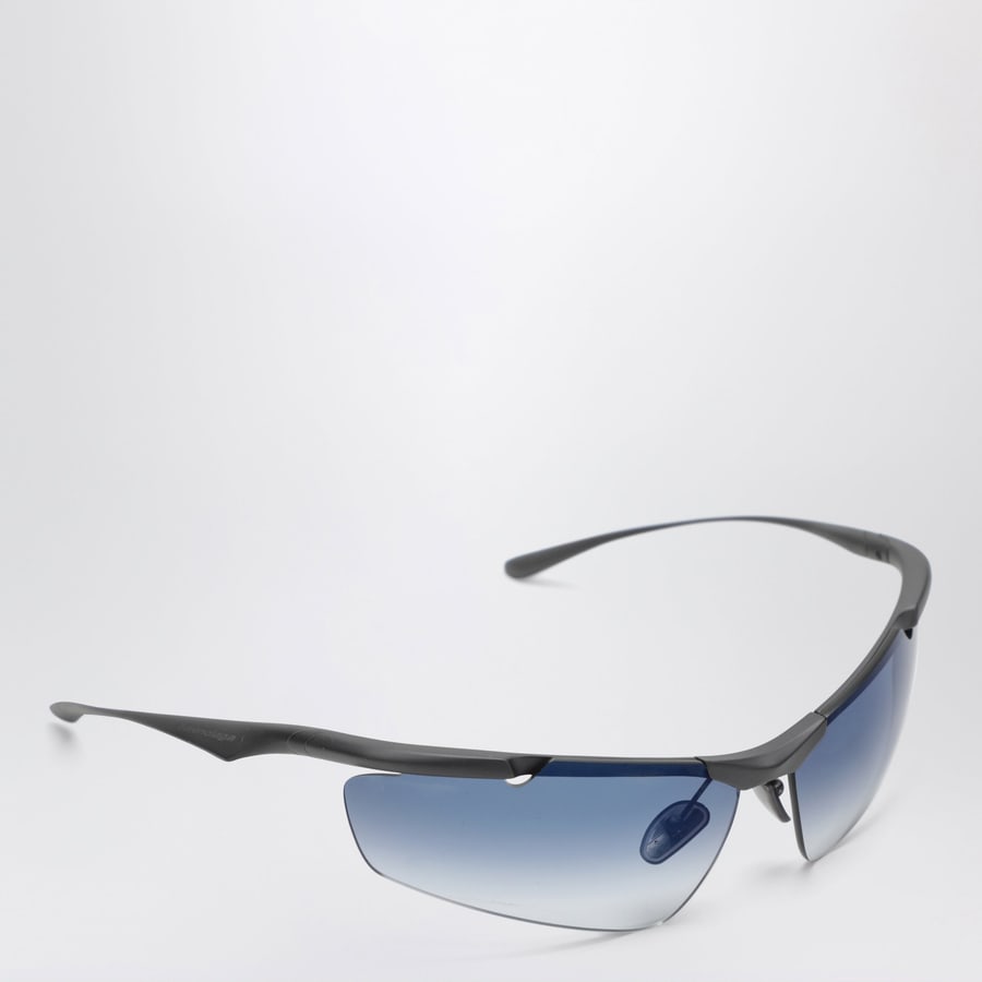 Balenciaga Occhiali da sole Cat-Eye Boomerang Mirror Blue, view 2