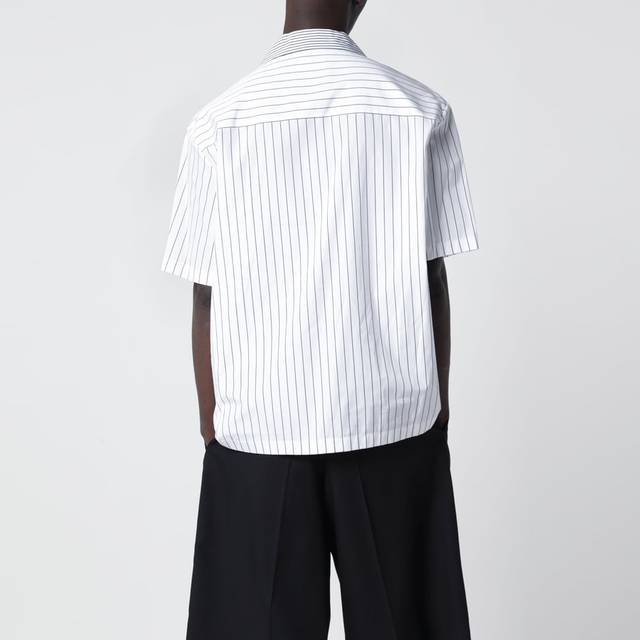 Jil Sander Camicia in cotone leggero a righe, view 3