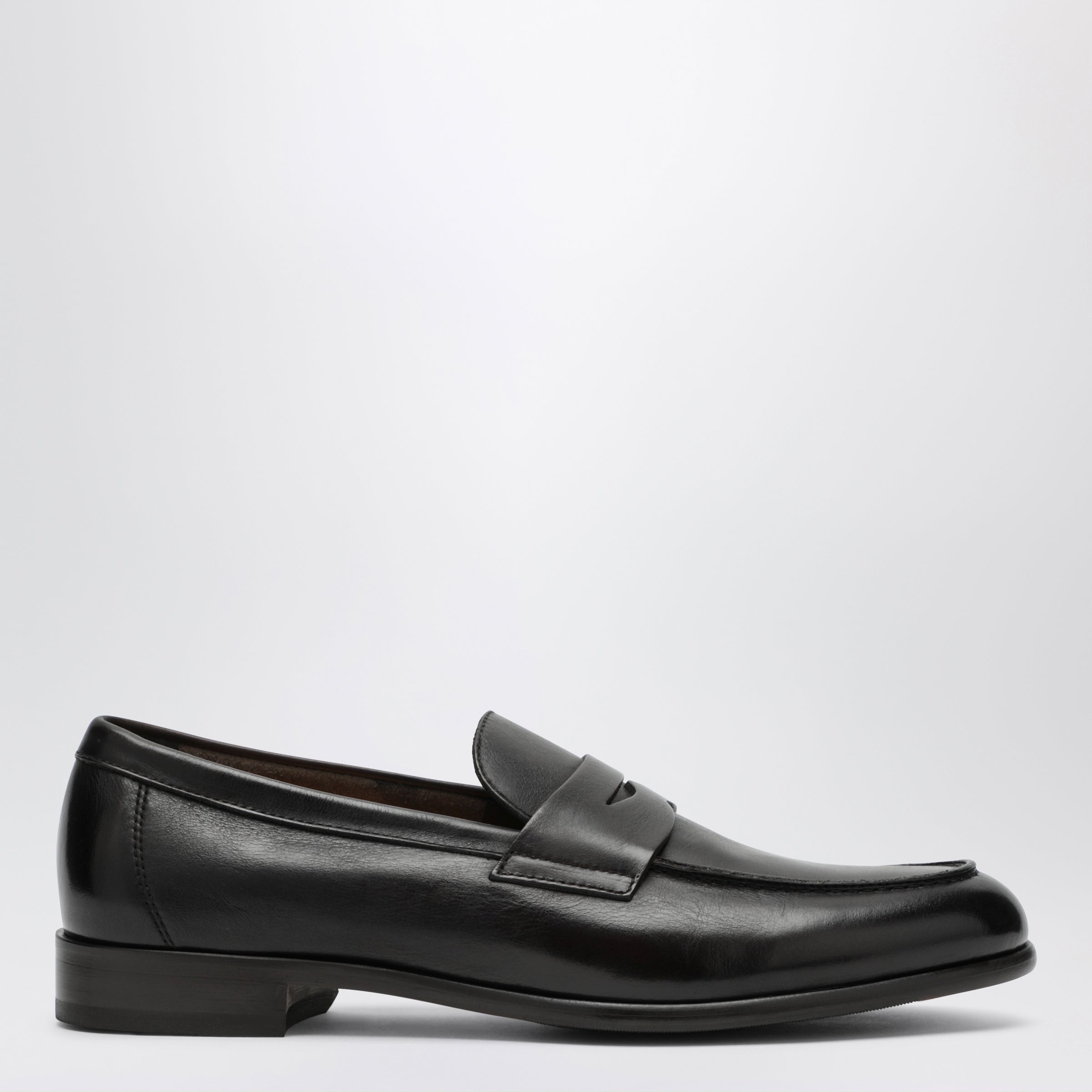 DOUCAL'S Mocassino Penny marrone in pelle