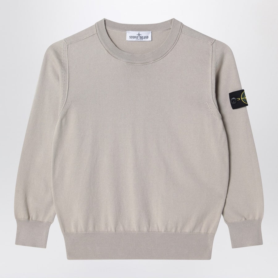 Stone Island Maglia grigio tortora in cotone