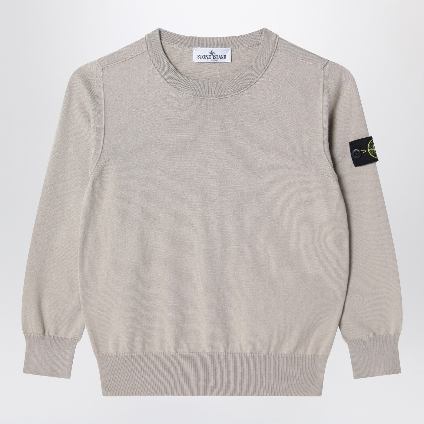 Stone Island Maglia grigio tortora in cotone