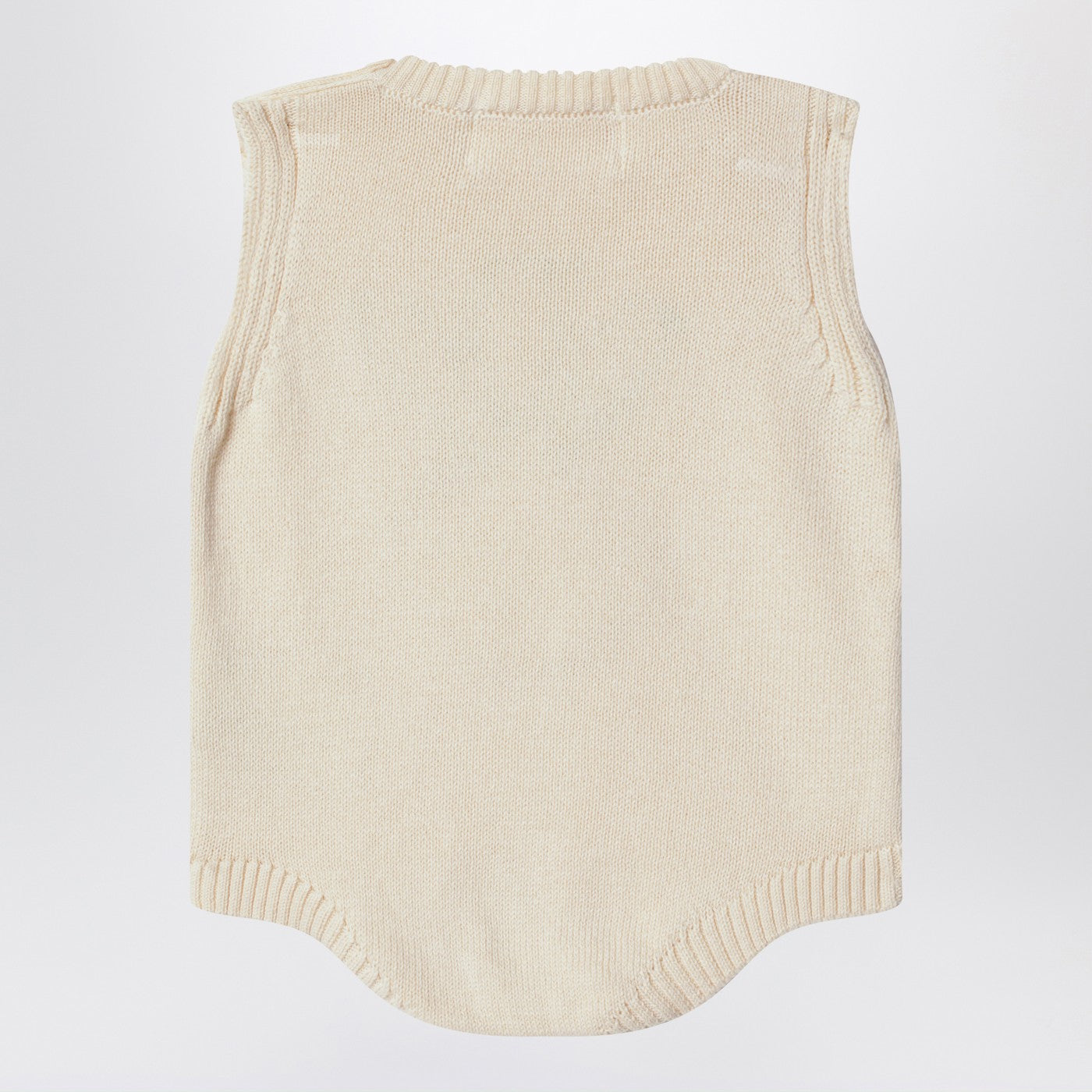 BOBO CHOSES Tutina con ravanello in maglia di cotone, view 2