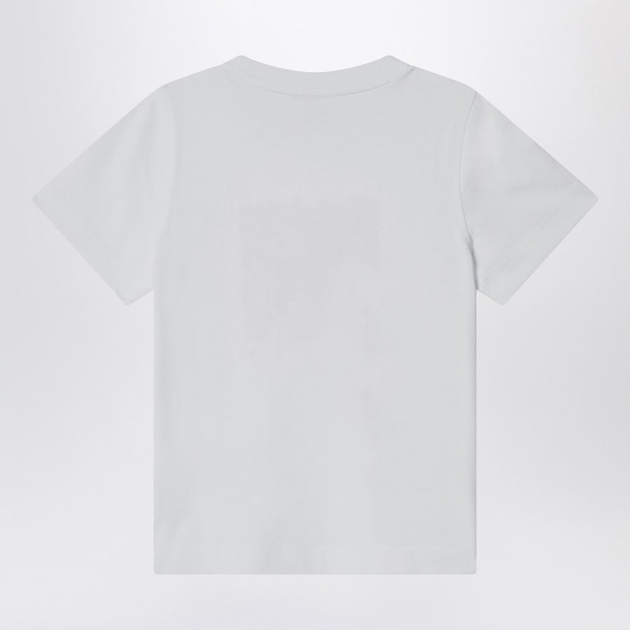 K-Way T-shirt Melis bianca con stampa glitterata, view 2