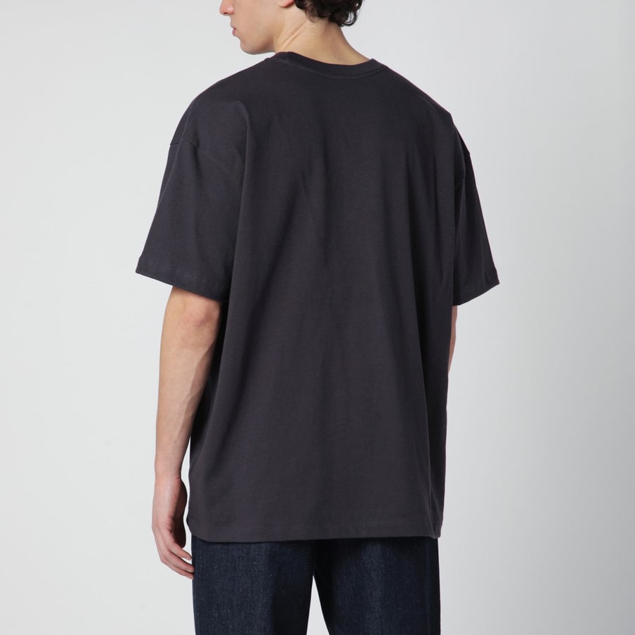 The North Face T-shirt nera con patch logo, view 3