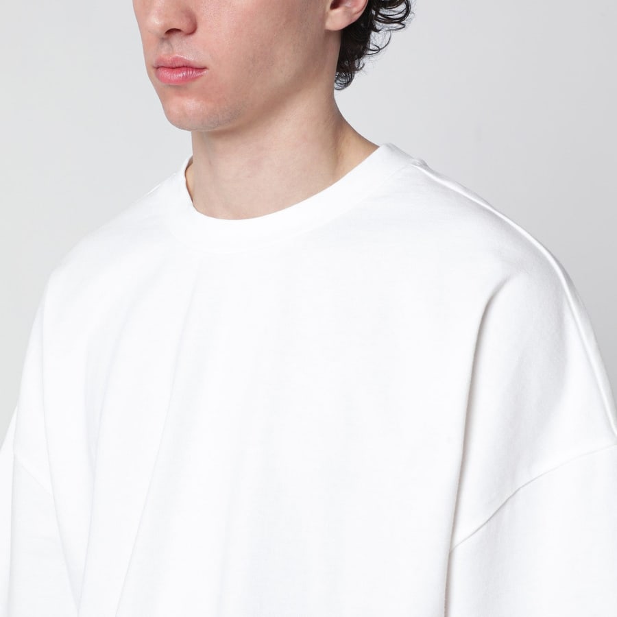 Entire Studios T-shirt boxy bianca, view 4