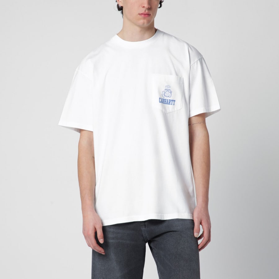 Carhartt WIP S/S Pond Corps Pocket T-Shirt bianca