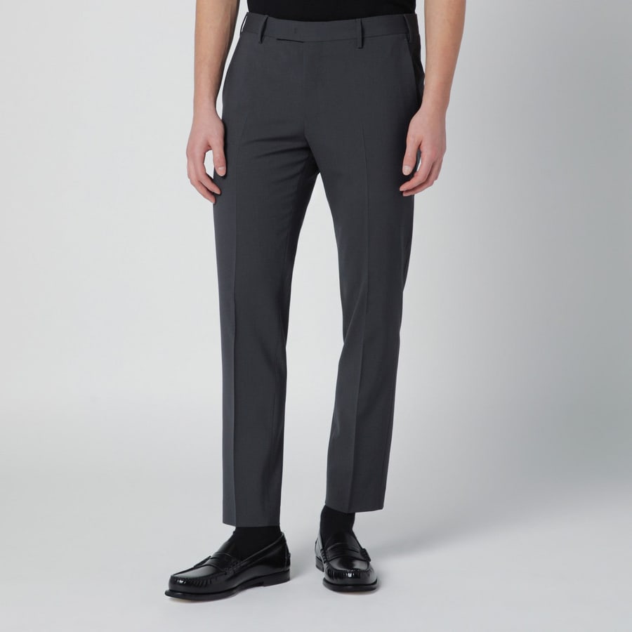 PT Torino Pantalone grigio in misto lana