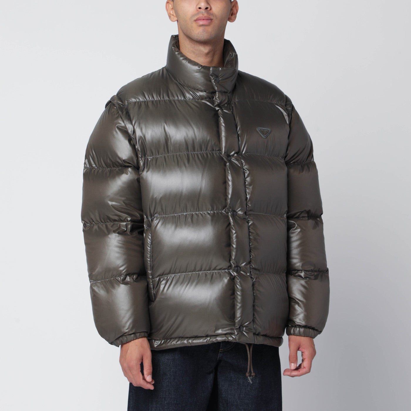 Prada Piumino mimetico in Re-Nylon