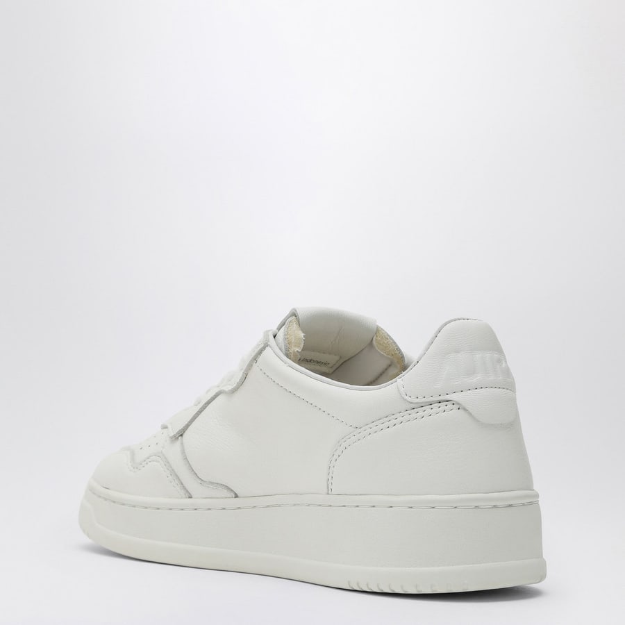 Autry Sneakers Medalist Low bianca in pelle di capra, view 4