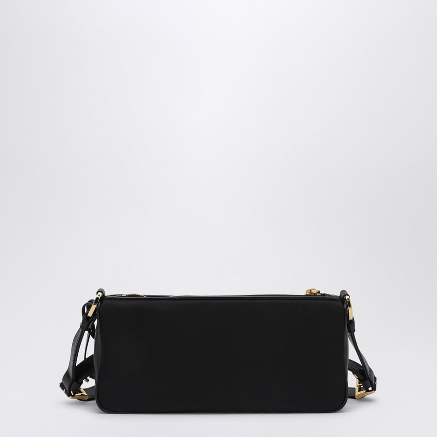 Prada Borsa in Re-Nylon e pelle nera con lucchetto, view 4