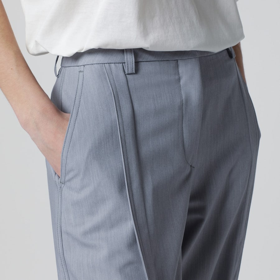 THE LATEST Pantalone Daniela grigio, view 5