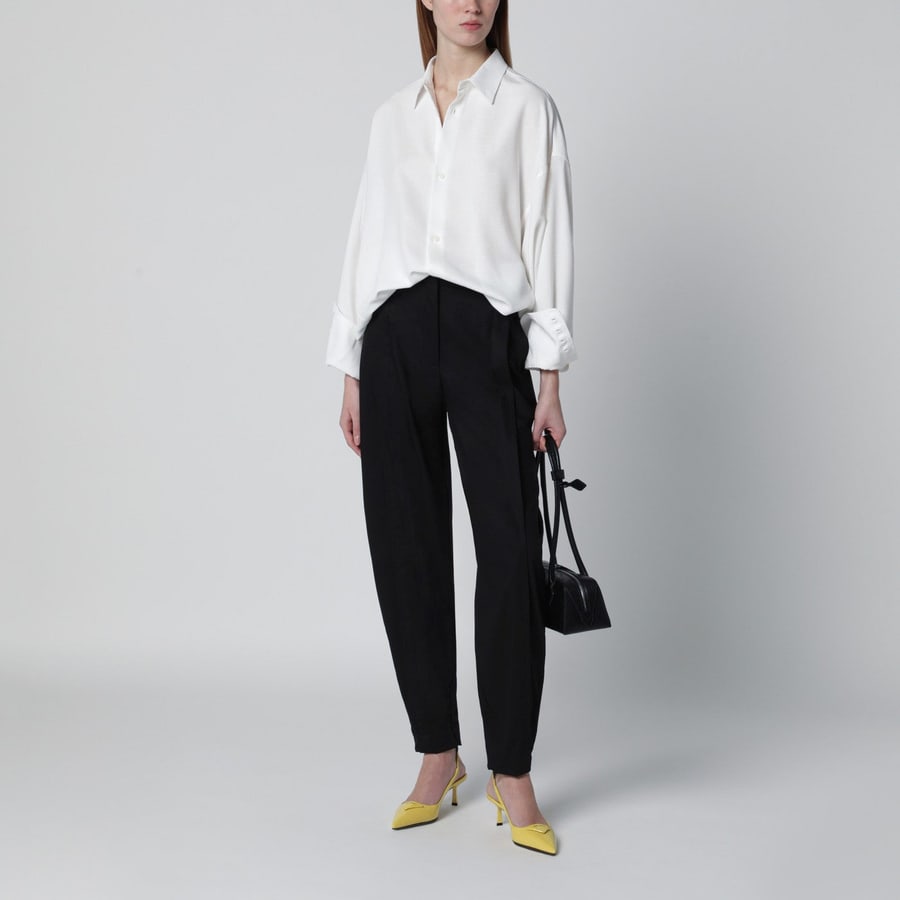 THE LATEST Pantalone Daniela nero, view 2