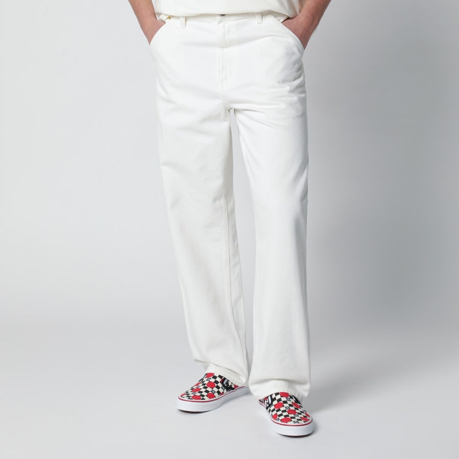Carhartt WIP Single Knee Pant bianco