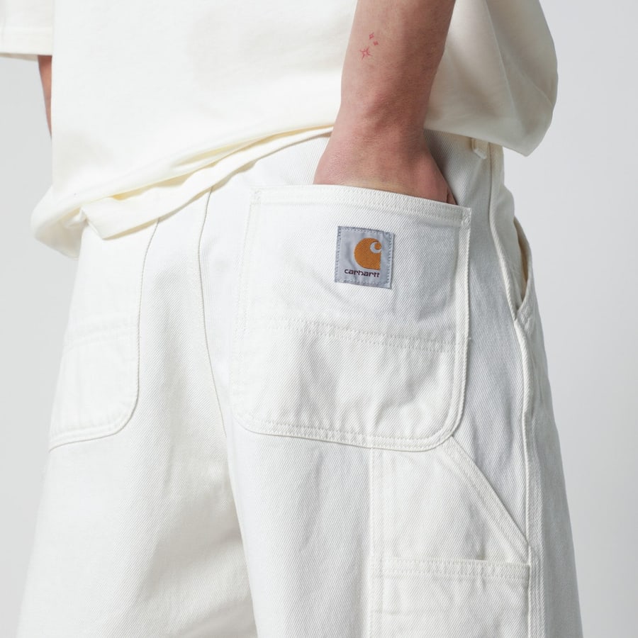 Carhartt WIP Single Knee Pant bianco, view 4