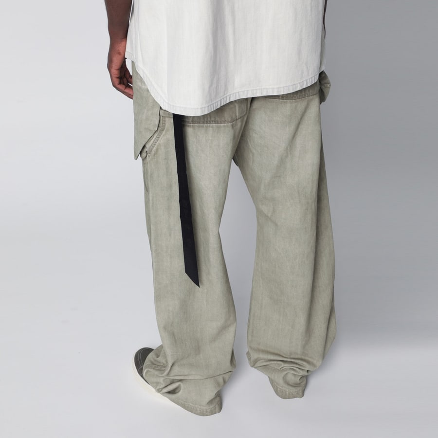 DRKSHDW Gilet bianco effetto vintage in denim, view 4