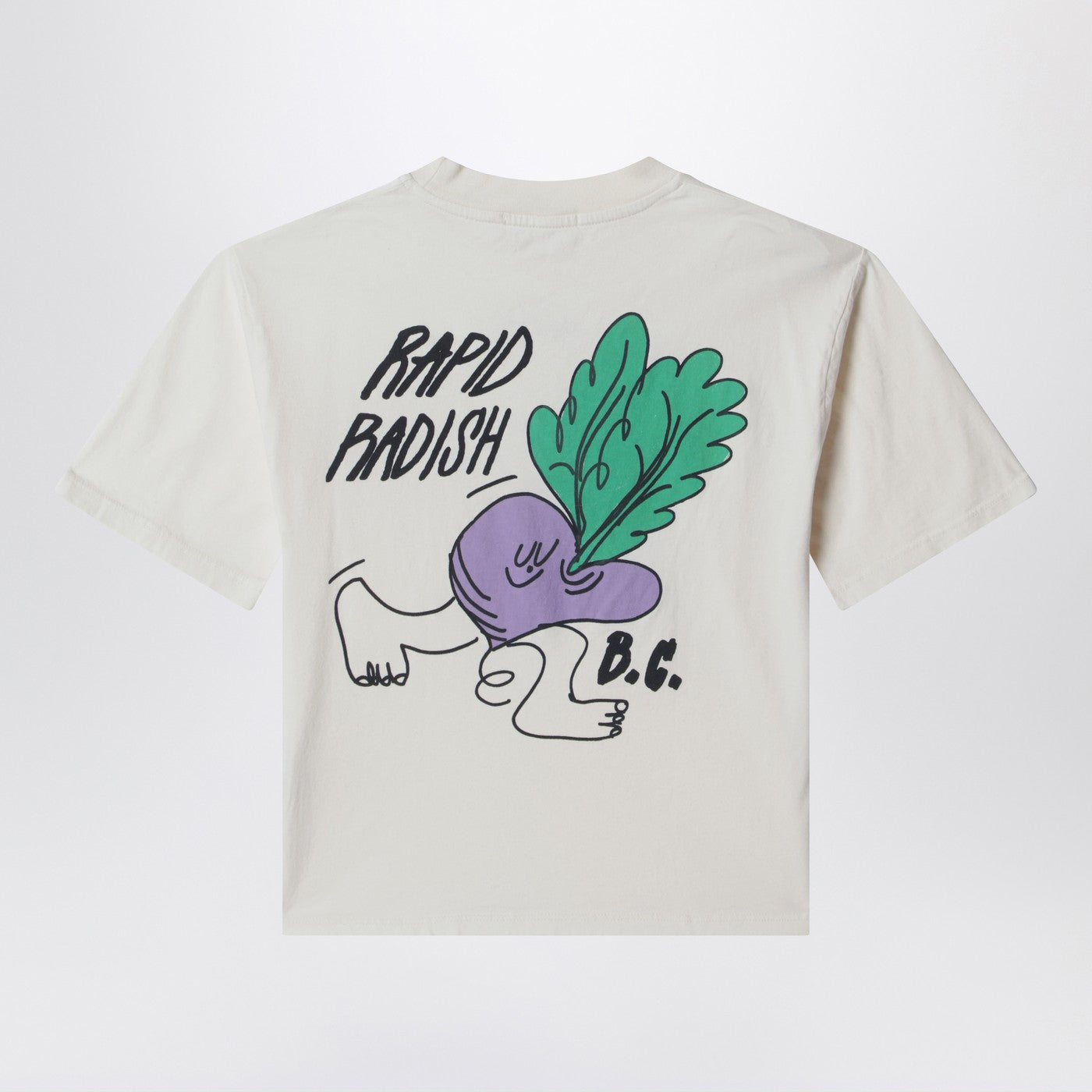 BOBO CHOSES T-shirt oversized Rapid Radish color panna, view 2