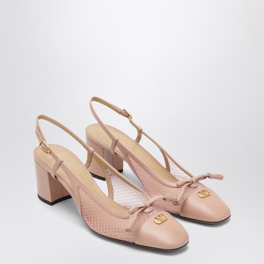 Valentino Garavani Décolleté Slingback Valet Du Roi rosa, view 2