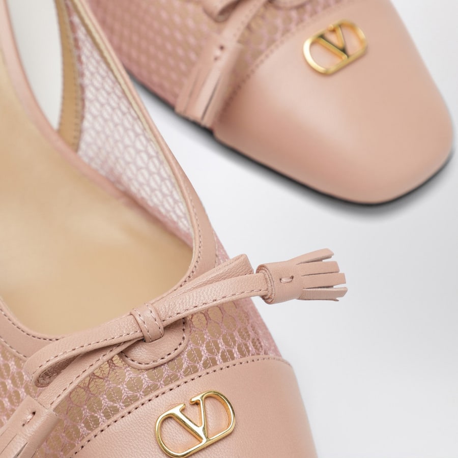Valentino Garavani Décolleté Slingback Valet Du Roi rosa, view 5