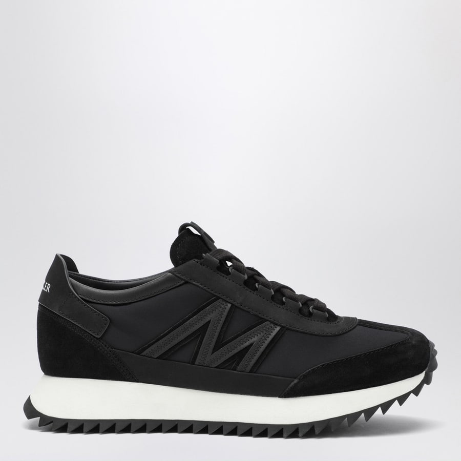 Moncler Sneakers Pacey2 nere in pelle scamosciata e nabuk