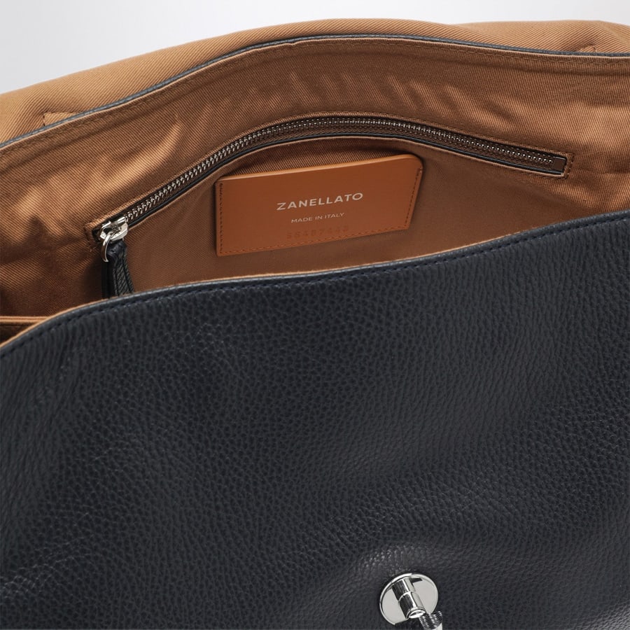 ZANELLATO Borsa Postina media blu, view 5