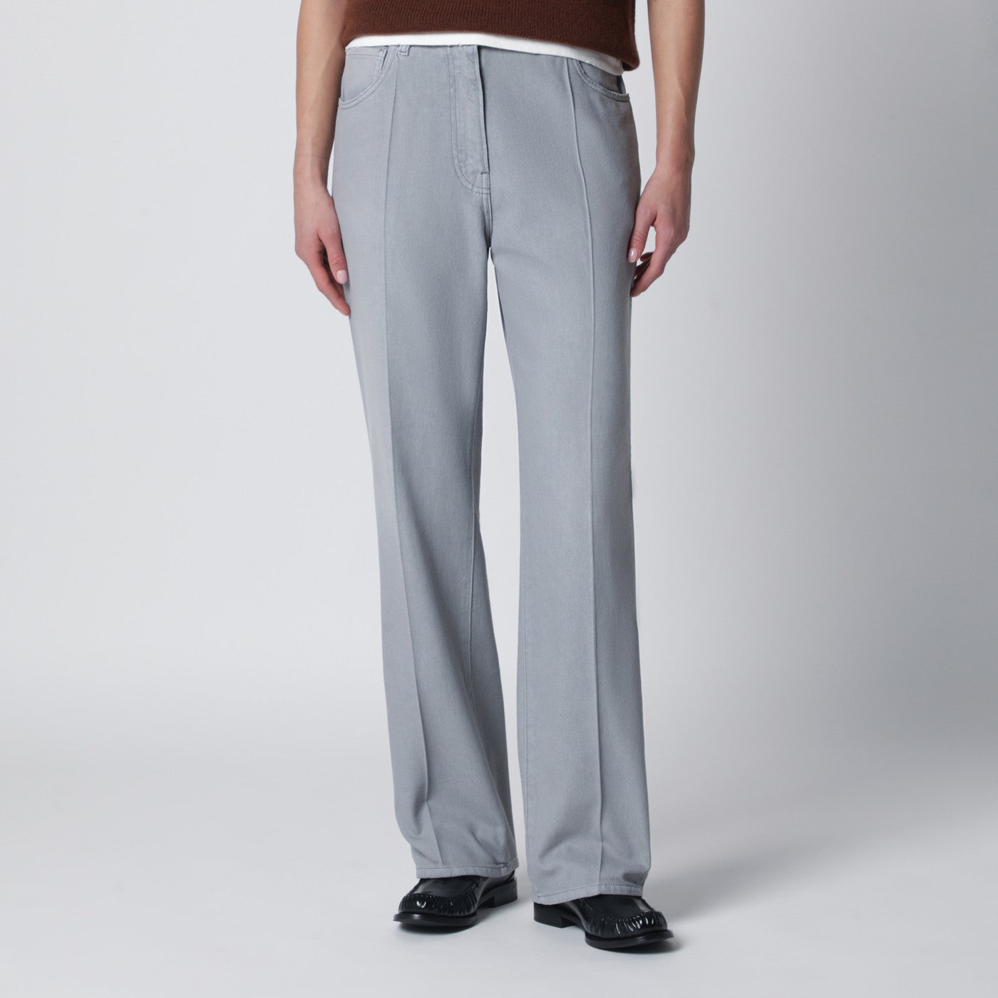 Prada Jeans in denim washed grigio