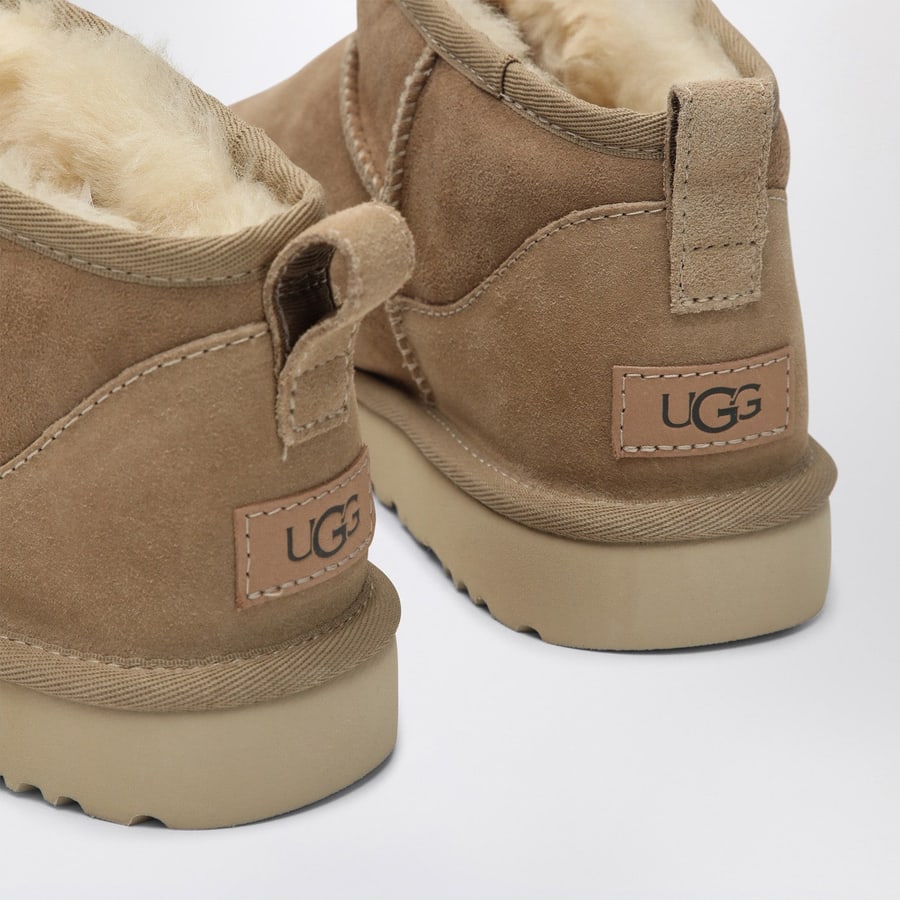 UGG Stivaletti Classic Ultra Mini color sabbia, view 5
