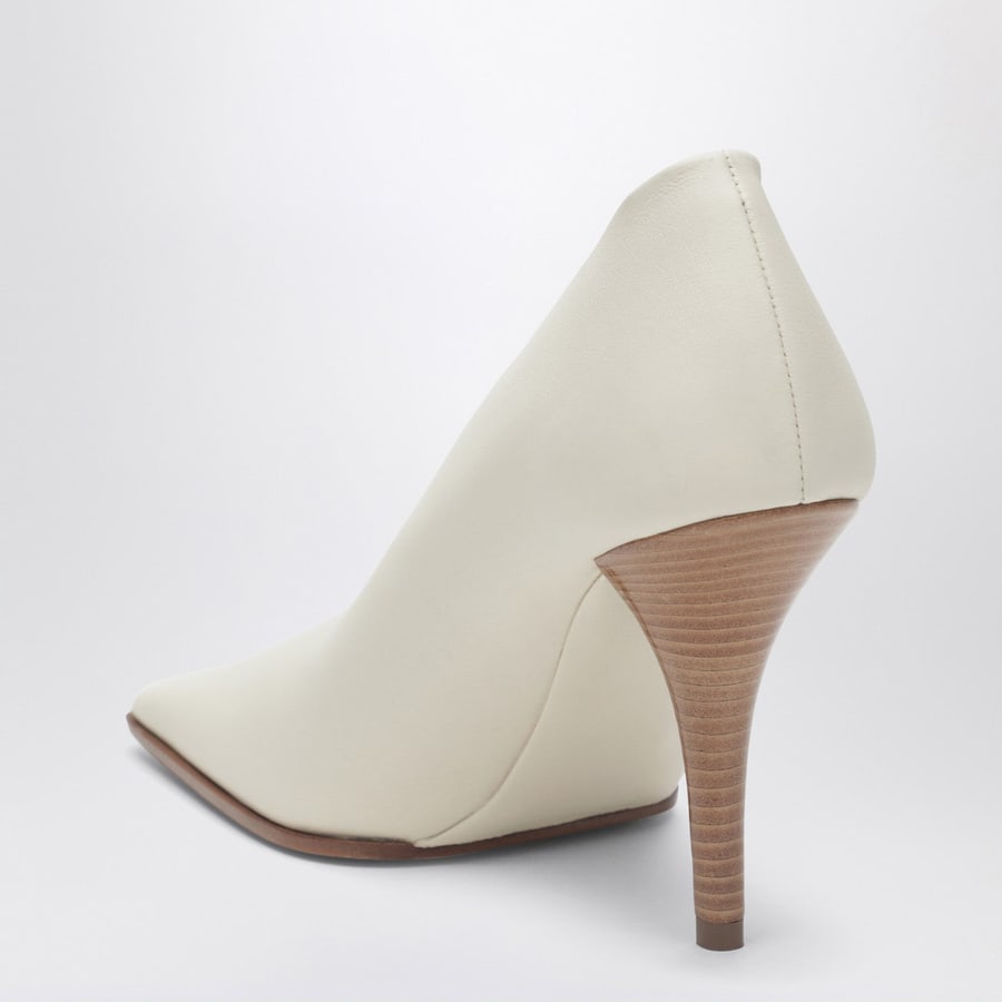 Alaïa Décolleté Soft Square avorio, view 4