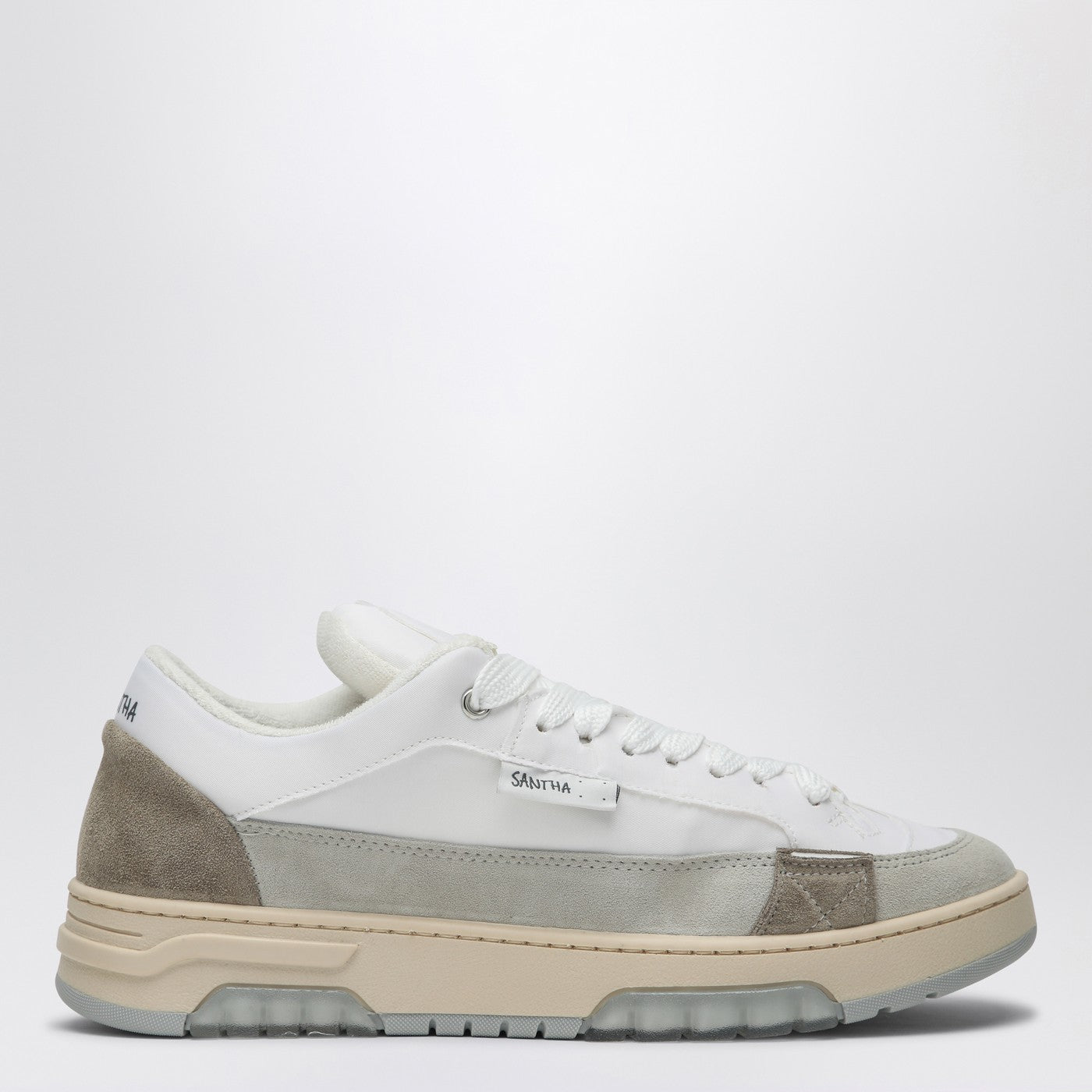 SANTHA Sneakers color-block bianca/grigia
