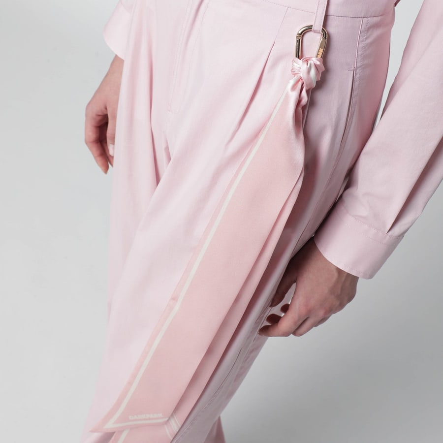 DARKPARK Pantalone rosa in cotone, view 5