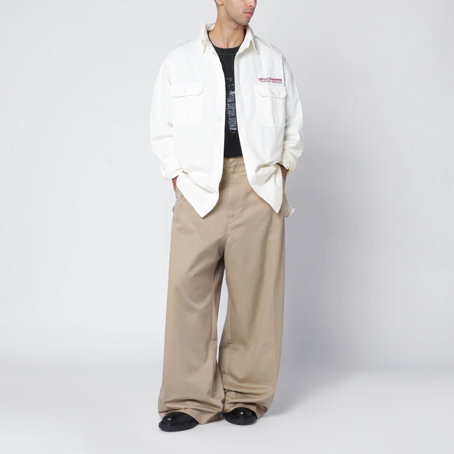 WILLY CHAVARRIA Camicia Corcoran bianca in cotone