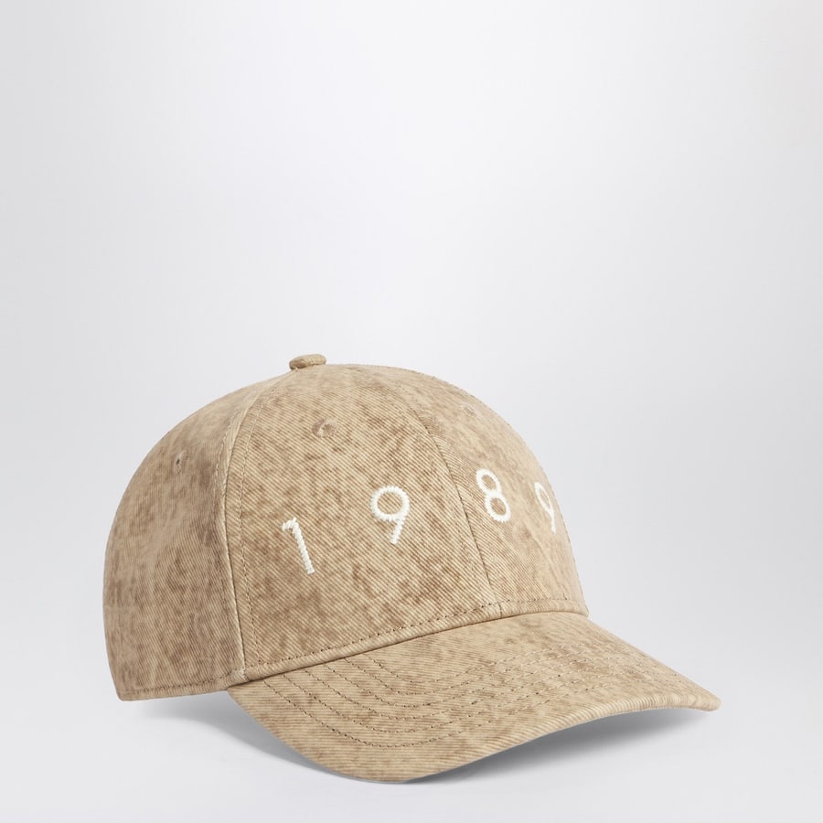 1989 STUDIO Cappello da baseball 1989 in denim stampato camo, view 2