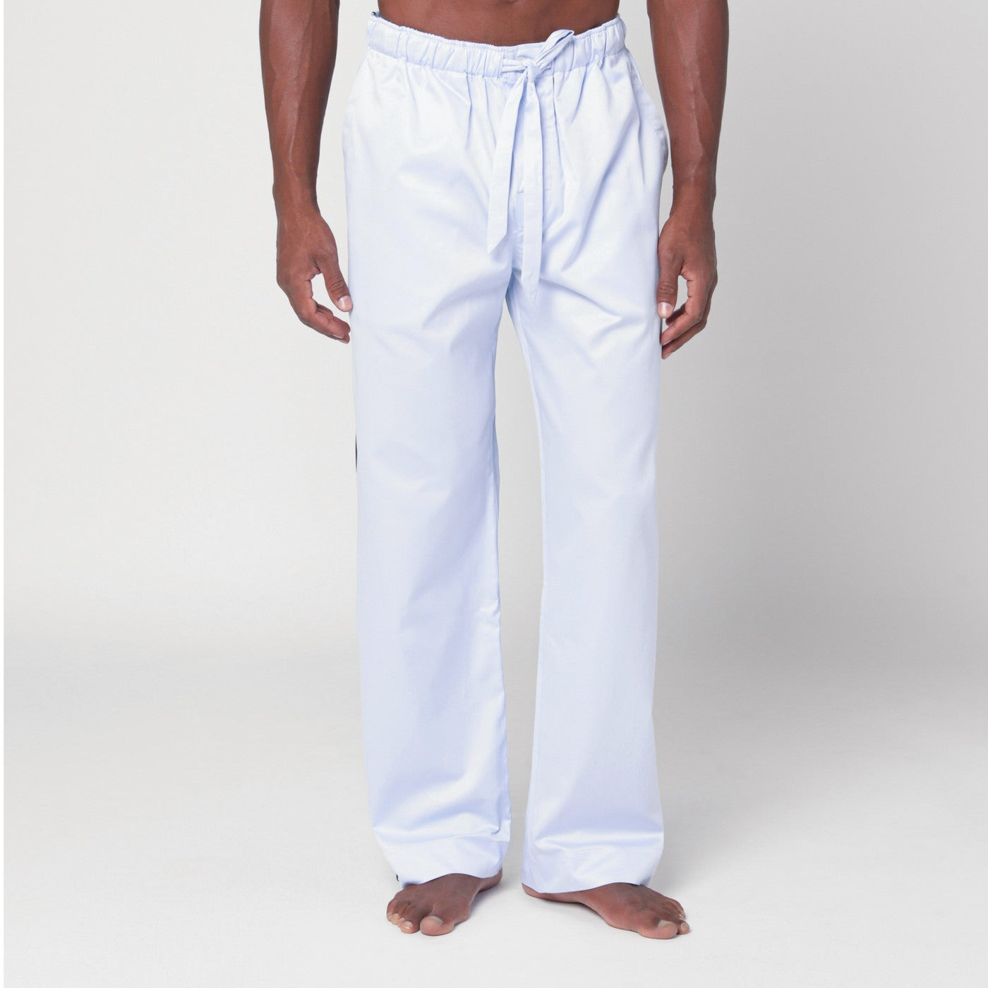 TEKLA Pantalone pigiama azzurro chiaro