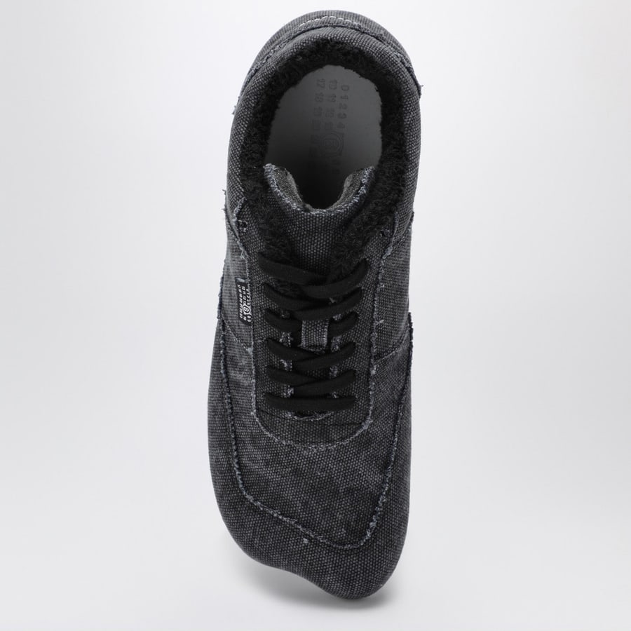 MM6 Sneakers Anatomic nera in canvas, view 3