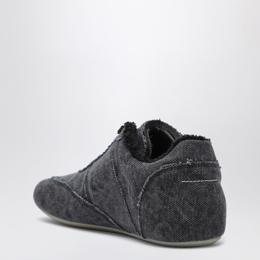 MM6 Sneakers Anatomic nera in canvas, view 4