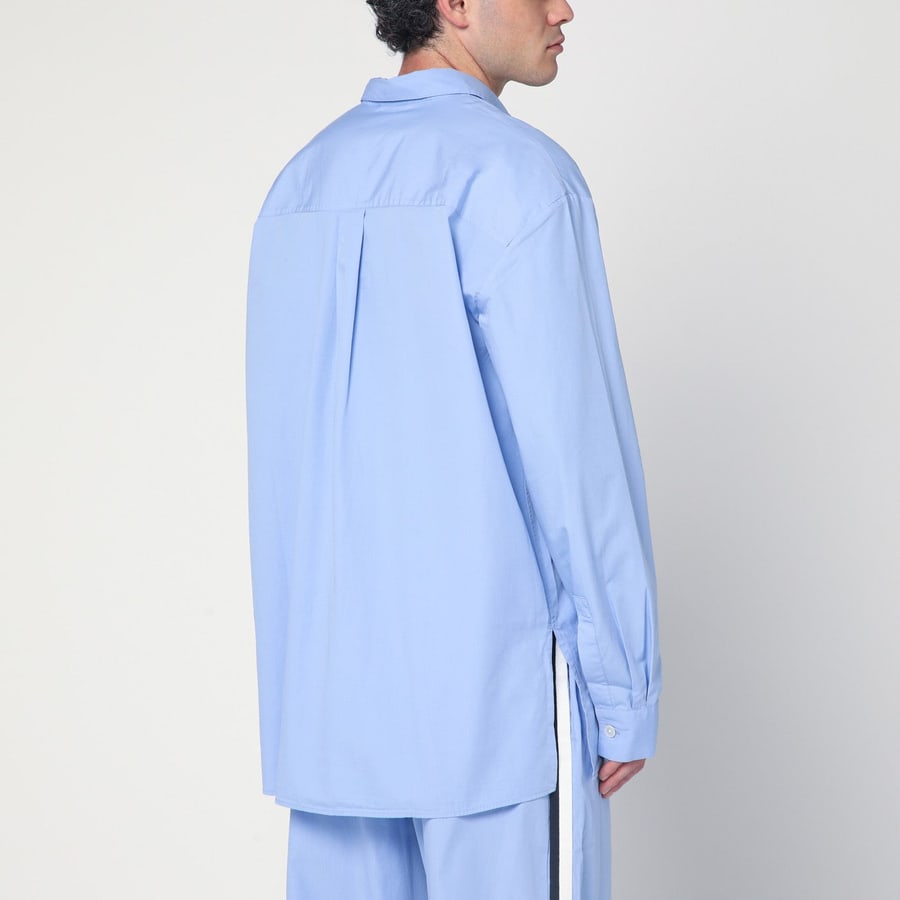 TEKLA Camicia pigiama blu fiordaliso, view 3