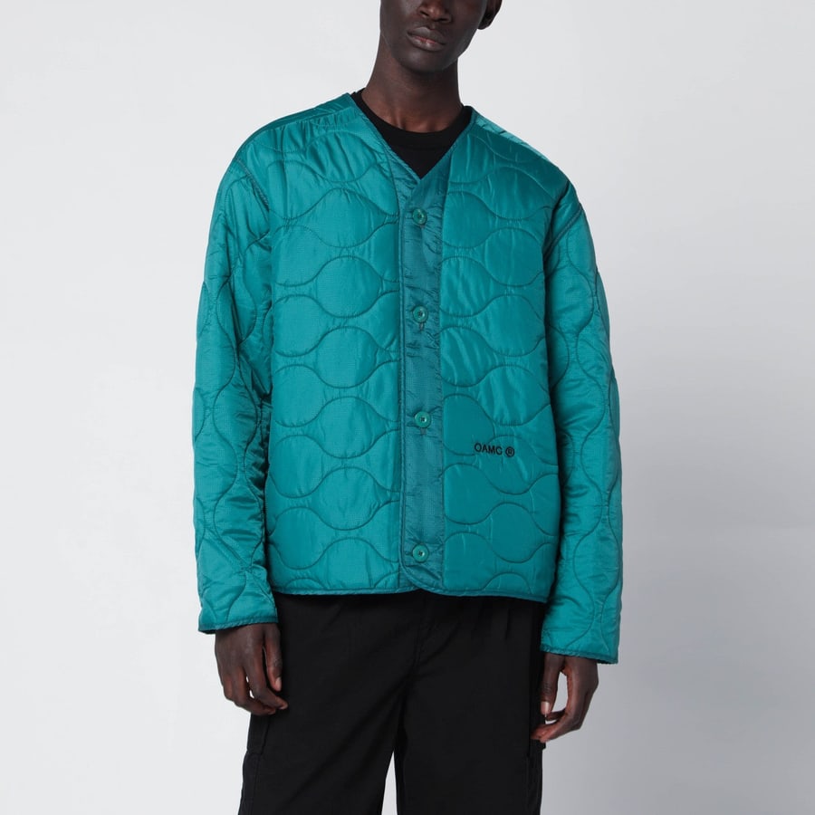OAMC Giacca Combat Liner verde foresta