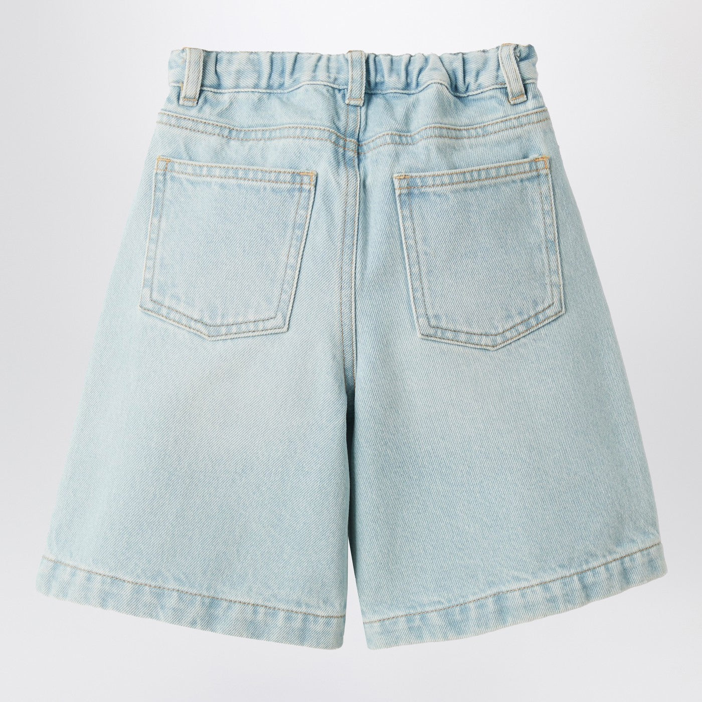 IL GUFO Bermuda blu chiaro in denim, view 2