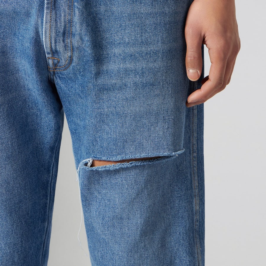 1989 STUDIO Pantaloni in denim regular blu, view 4