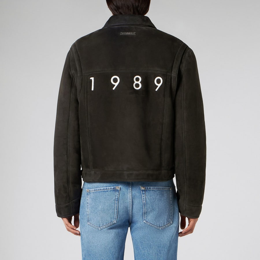 1989 STUDIO Giacca shearling marrone scuro, view 3