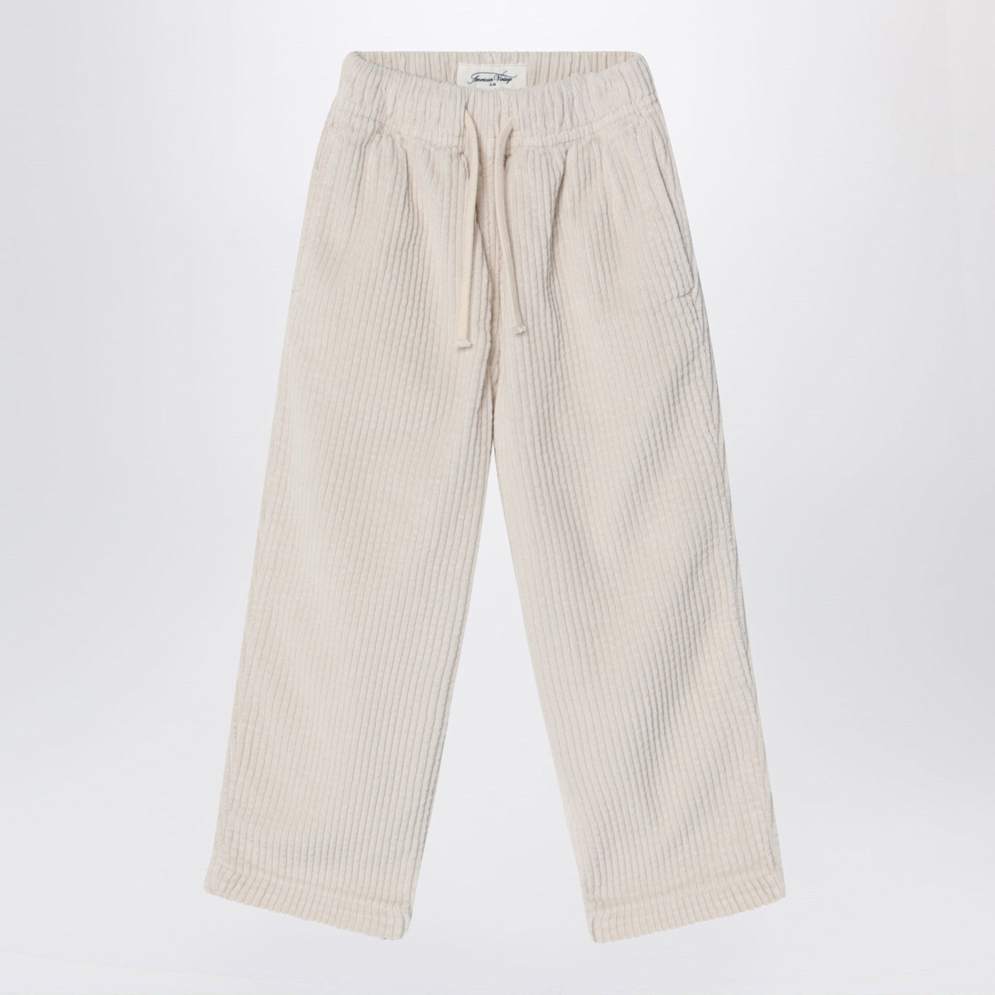 AMERICAN VINTAGE Pantalone Padow écru a costine